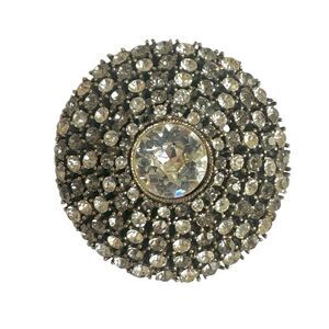 Vintage R. Mandle Rhinestone Brooch